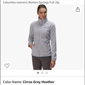 Columbia “Cirrus Grey Heather” fleece jacket